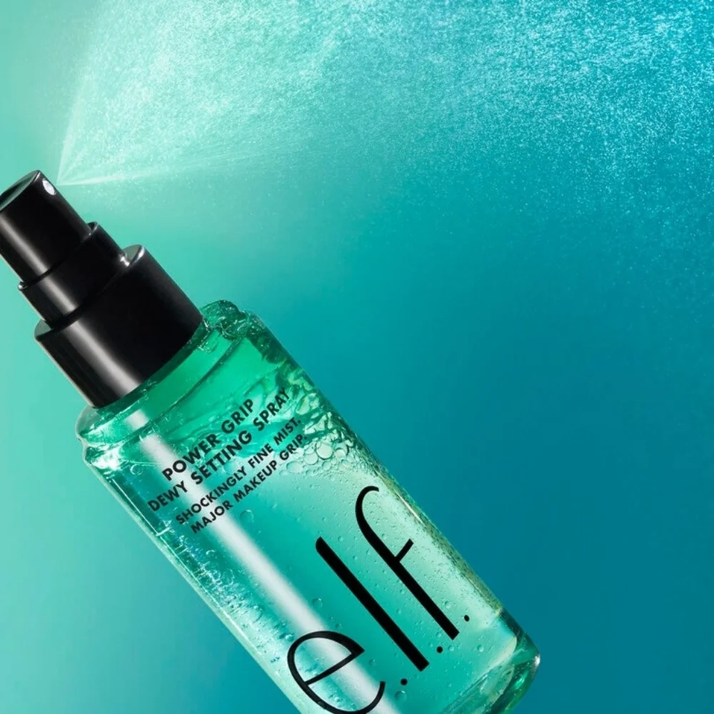 *3/15* NEW ELF Power Grip Dewy Setting Spray Bi-phase Super Fine Mist